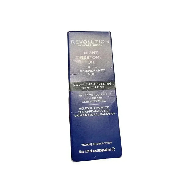 Revolution Skincare Night Restore Oil Squalane & Evening Primrose 1.01 fl. oz. - Picture 1 of 2